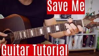 Save Me - Jelly Roll | Guitar Tutorial/Lesson | Easy How To Play (Fingerpicking + Chords)