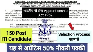 Naval Ship Yard Recruitment 2022 Apprenticeship Naval Ship Repair Yard Vacancy 2022 ITI candidate