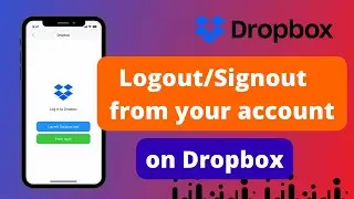 Dropbox  Log out   Sign out Dropbox Mobile app    www dropbox com