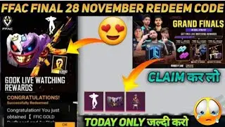 WFFAC 600k Live Watching Rewards l FFAC Live Watching Milestone Rewards | FFAC Redeem Code Free Fire