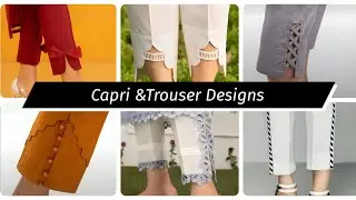 Trendy Capri Pants | Latest Capri Styles 2024 | Capri style Pants | Capri Designs