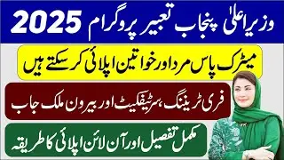 CM Punjab Tabeer Program | How to Apply Online for Tabeer Program 2025