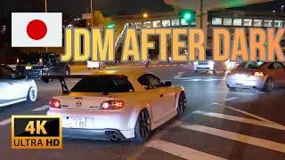 JDM Night Car Meet in Osaka &ndash; Japanese Car Culture Highlights in 4K