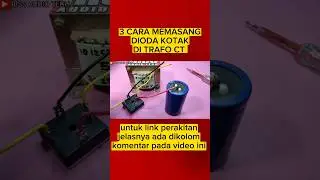 How to install a box diode on a 5 ampere CT transformer #electronics #diode #bridgerectifier #12v...