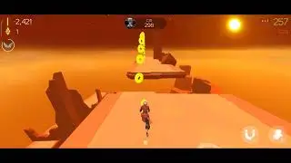 Sky dancer run jump score challenge