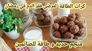 تعاني من الفشلة و الدوخة في رمضان!كرات الطاقة لفقر الدم قنبلة الفيتامينات و بديل المكملات