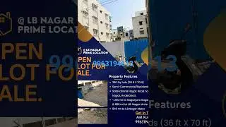 open plot for sale#lbnagar #openplots #plots #plotforsale