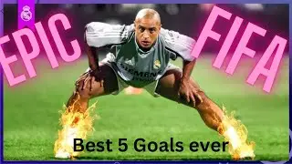 Top 5 best Goals from Roberto Carlos epic 🤩❤️😱