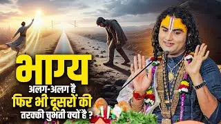 भाग्य अलग-अलग है फिर भी दूसरों की तरक्की चुभती क्यों है ? अनिरुद्धाचार्य जी महाराज