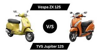 Vespa ZX 125 vs TVS Jupiter 125