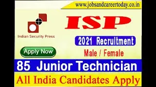 ISP Recruitment 2022 | ISP JOB 2022 | ISP Nashik Vacancy 2022 Apply Now #JOB #RECRUITMENT #CAREER