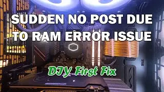 No Post RAM Error *DIY FIRST FIX* in English