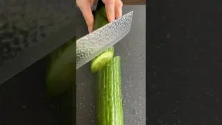 Cucumber cutting skills #shortvideo