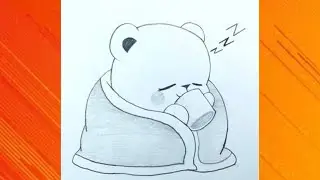 How to draw dudu and coffee drawing 🥰😘| drawing | easy step | Anku art 