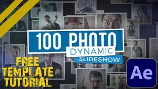 Adobe After Effects   100 Photo Dynamic Slideshow FREE Template & Toturial