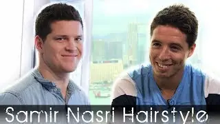 Samir Nasri Manchester City Hairstyle | How to style Men's Hair like a Soccer Player