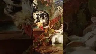 Питер Буль. Петухи и кролики. #искусство #живопись