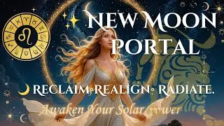 New Moon in Leo 🌑 Activation Meditation | Reclaim Your Power & Set Bold Intentions #newmoon