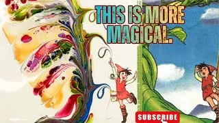 &ldquo;My Fluid Art Turned Into a Magic Beanstalk! 🌱✨ Ready for the Golden Egg?&rdquo;