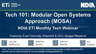 Tech 101: Modular Open Systems Approach