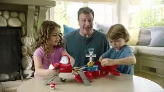 Super Wings Jett's Take Off Tower 2 in 1 Playset