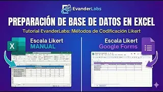Cómo preparar tu Base de Datos LIKERT en Excel  (Formato APA) | Tutorial EvanderLabs
