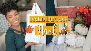 HUGE FALL DECOR HAUL 2019 | NEW (AFFORDABLE) FALL FINDS FROM HOMEGOODS & HOBBY LOBBY!! 🍂