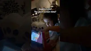 Is it quality time? #ipad #screening #storytelling #babystorytime #tiktoker #youtuber #littleguy