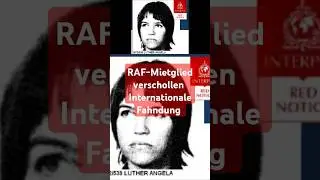 VERSCHOLLEN - RAF-Mitglied Angela Luther, #international #fahndung #truecrime #wanted