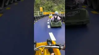 Mario Kart in real life in Tonglu, Hangzhou, China
