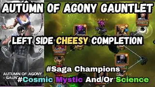 Autumn Of Agony(AOA) Gauntlet Left Side Easiest/Fastest Completion. MCOC
