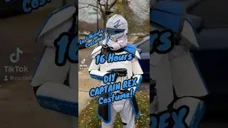 I made Captain Rex's upper body armor in less than 24 hours. #starwars #captainrex #starwarscosplay