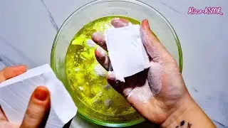 Lemon Sizzling Water Crumble | Crunchy Gym Chalk | Oddly Satisfying Asmr Sounds