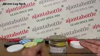 350 gm Salsa Lug Jar for Food Storage- #glassbottles #india