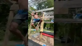 Some crazy backyard obstacles!