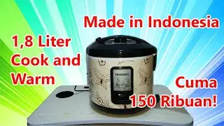 RICE COOKER TERMURAH BUATAN LOKAL Trisonic Unboxing & Review
