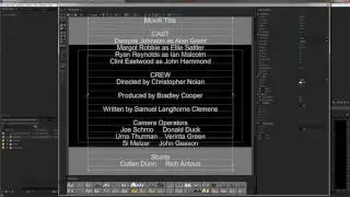 How to create scrolling end titles in Adobe Premiere - Tip Tuesday: Episode #017