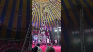 Daredevil Stunt on the Wheel of Death | Rambo Circus India
