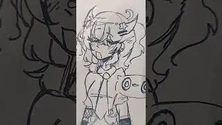 Gift 4 @Bluefairy-z2d ,//💓Happy 1st Channel Anniversary to Blue!!🍰✨//RIKA💙//#art #youtubeshorts