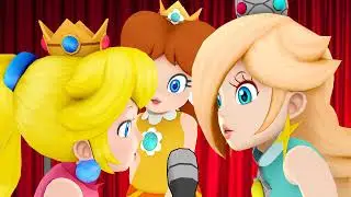 Super Mario Girls Two And A Half Men Theme Song