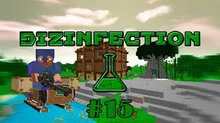 DiZInfection #15 - ДИРИЖАБЛЬ ИЗ VIESCRAFT И РЕЛЬСОТРОН - майнкрафт сборка 1.12.2 с модами