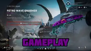THE FIRST WEAPON SKIN IN GEARS 5 (RETRO WAVE)