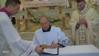 VARAPODIO RC  NUOVO PARROCO  DON  GAUDIOSO MERCURI DI GIOVANNI TOMARCHIO 3 DA 3