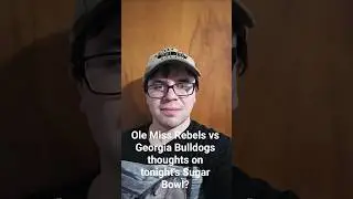Thoughts on tonight's Sugar Bowl? #mississippi #georgia #football #college #ncaa