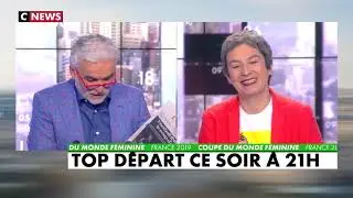 CNEWS FOOT - Pascal Praud vs Caroline M&eacute;cary