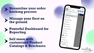 Radius360x: Sales Automation | Made for Distributors | Mobile App | Field Sales App | Track Sales