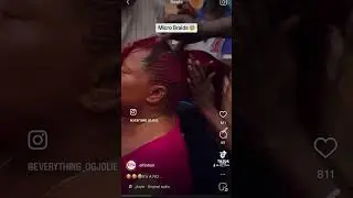 Micro mini braids! 🤬🤬 #hurt #braids #braidstyles #village #redbraids #whew #beautyhurts