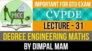 CVPDE(3130005)/Engineering Maths/PDE/Solution of SOPDE/Method of Separation of Variable/Lecture-31