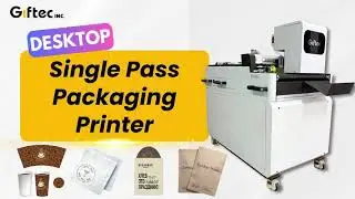 Mini Desktop Single Pass Printer: Fast printing solution for paper bags, paper cups, and pizza boxes