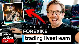 Super Negative RR Strategy w/ ForexIke | Price Action Live
